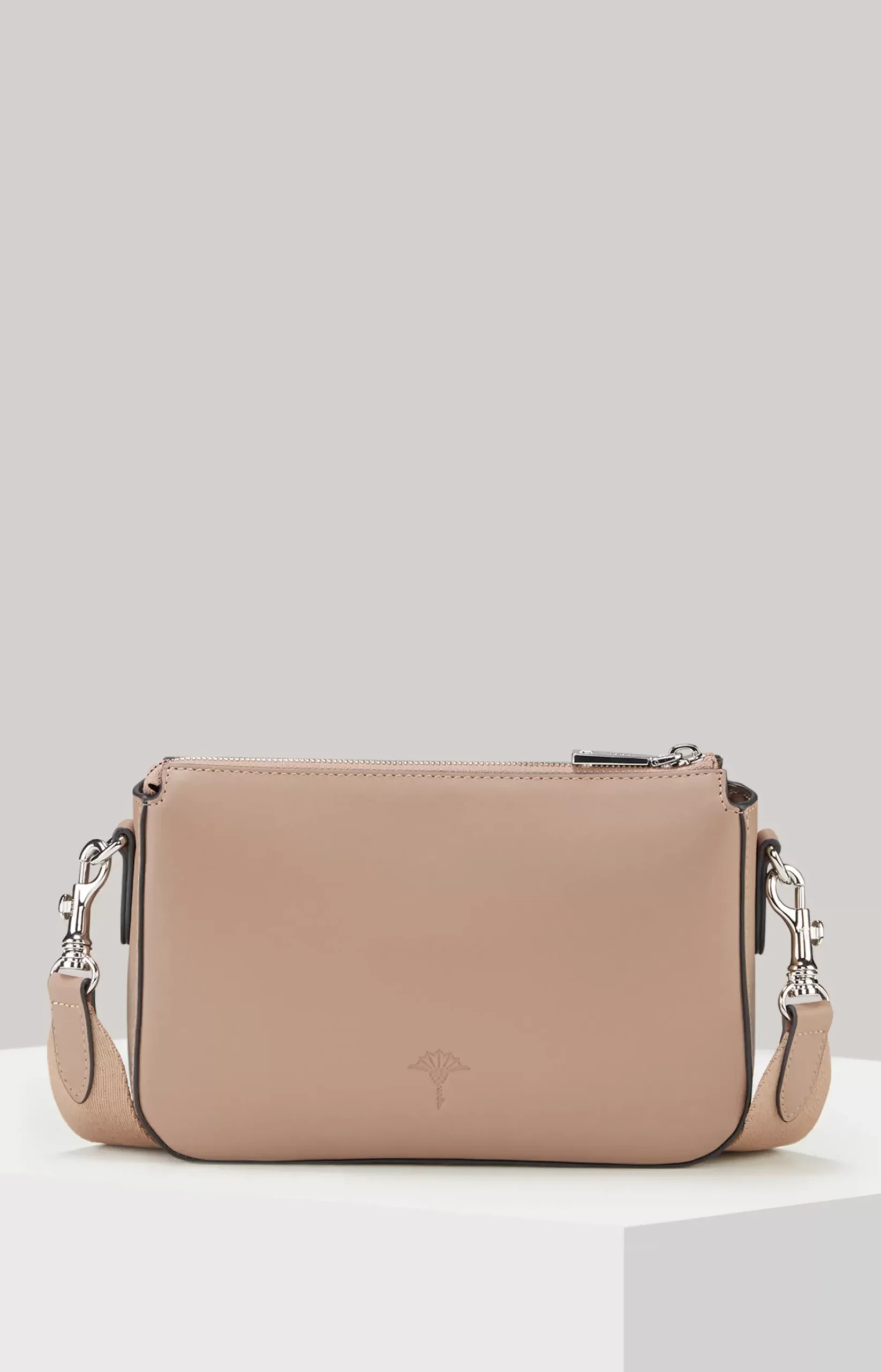 Sofisticato Jasmina Leather Shoulder Bag in Mauve