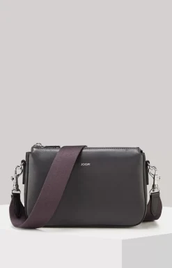 Sofisticato Jasmina Leather Shoulder Bag in Grey