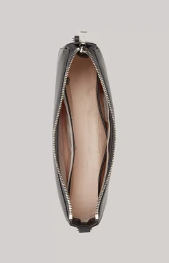 Sofisticato Jasmina Leather Shoulder Bag in Grey