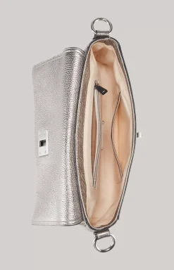 Splendere Muna Shoulder Bag in Silver
