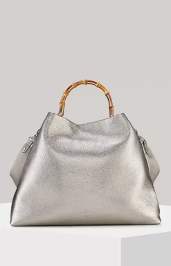 Splendere Saba Shopper in Silver