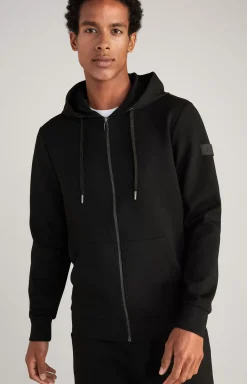 Stratos Sweatshirt Jacket in Black