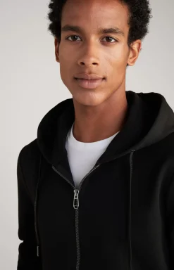 Stratos Sweatshirt Jacket in Black