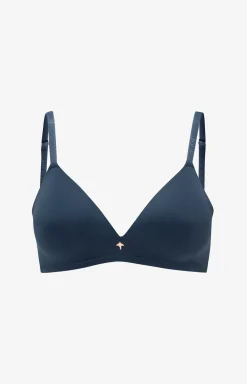 Strong Sensation seamless bra in Navy