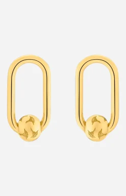 Stud Earrings in Gold