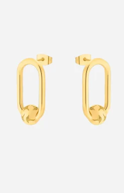 Stud Earrings in Gold