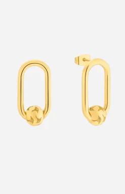 Stud Earrings in Gold