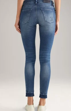 Sue Skinny Jeans in Washed Dark Blue