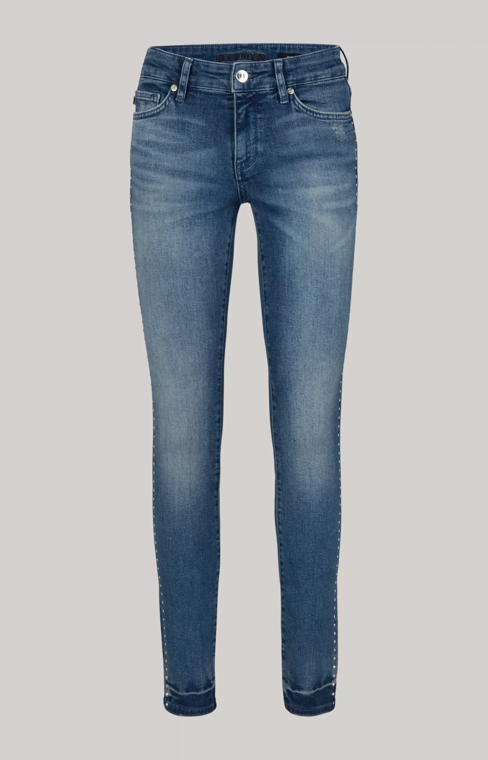 Sue Skinny Jeans in Washed Dark Blue