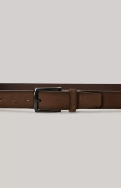 Suede Belt in Brown