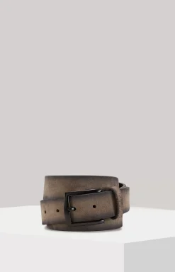Suede Belt in Grey