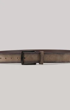 Suede Belt in Grey