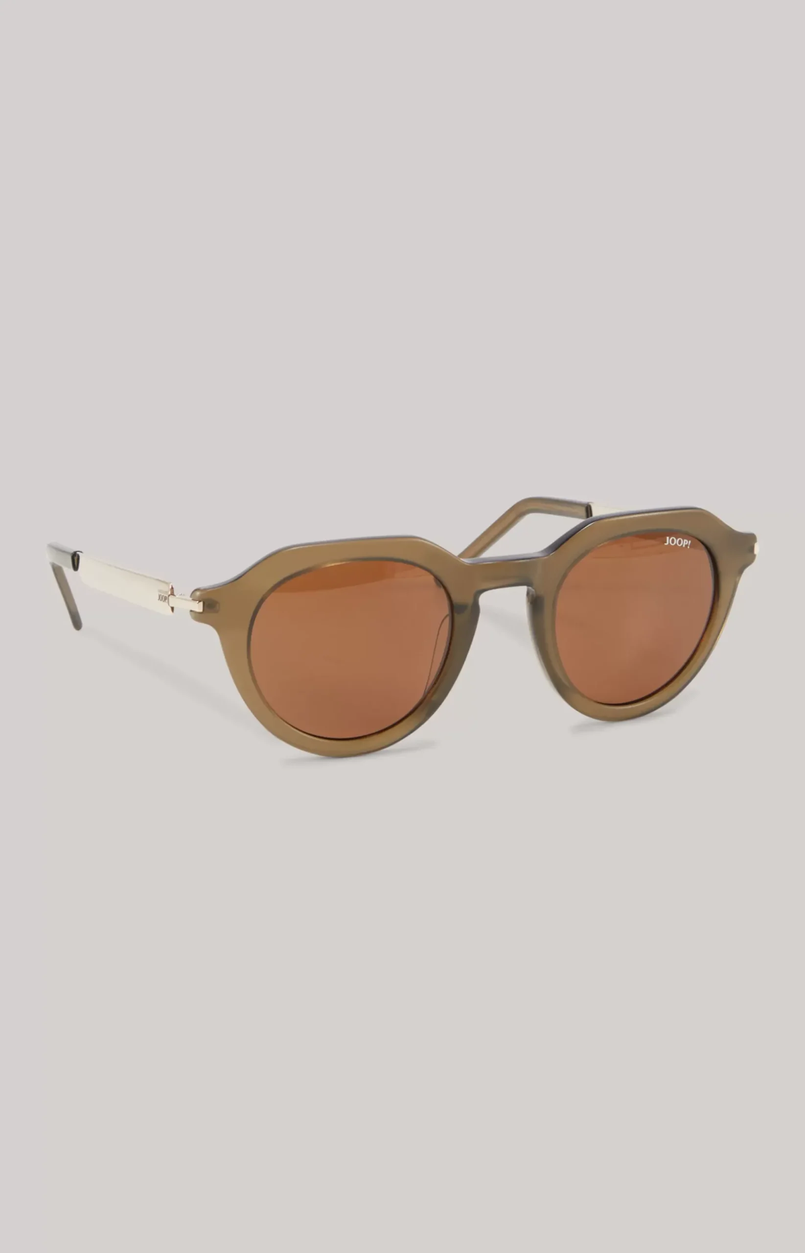 Sunglasses in Olive/Brown