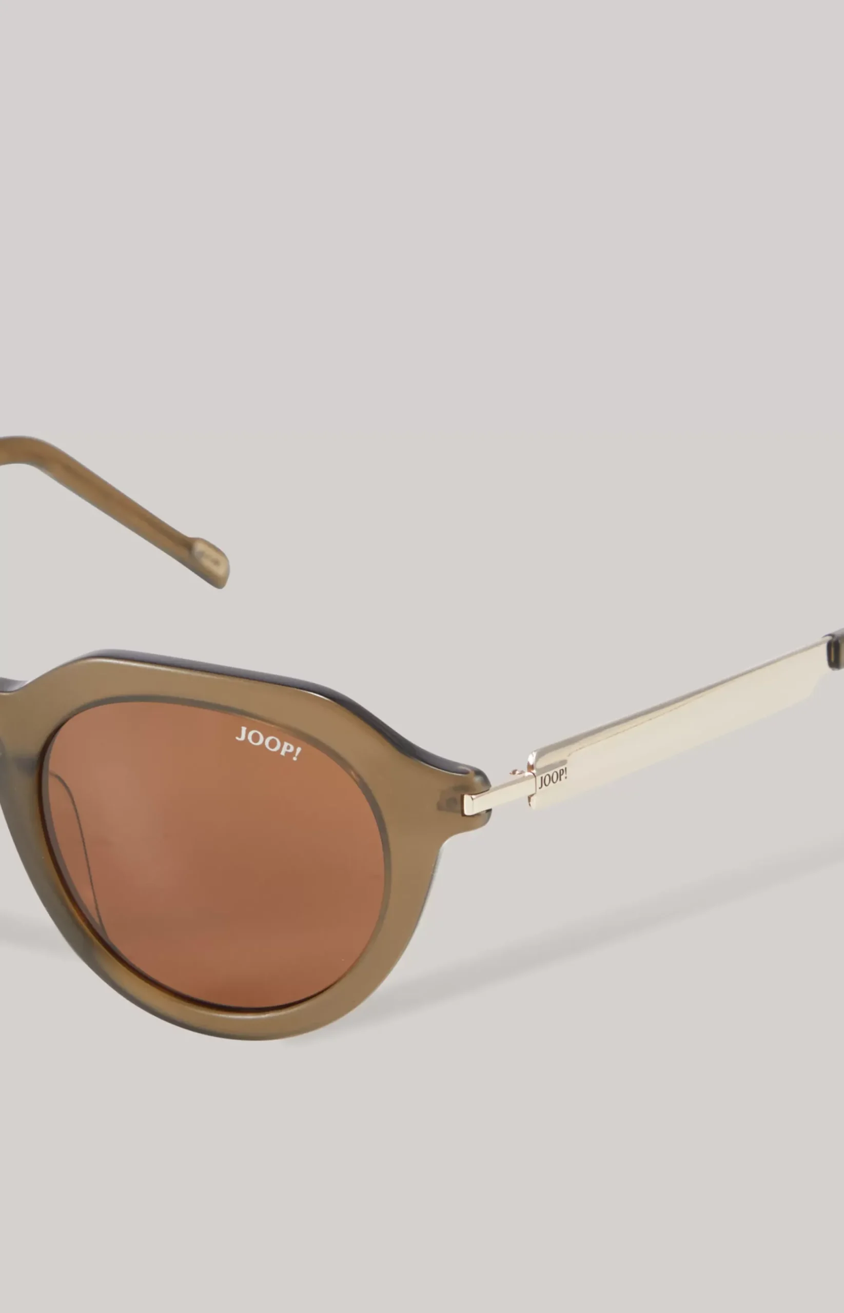 Sunglasses in Olive/Brown