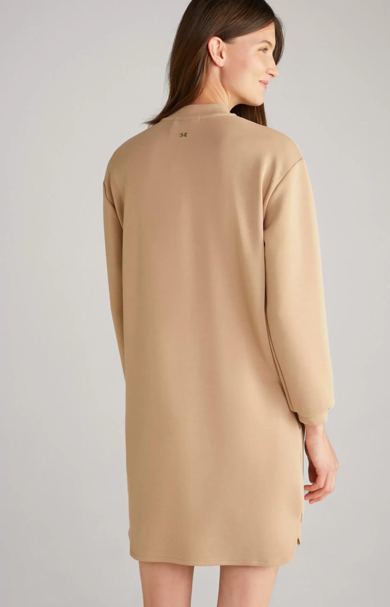 Sweatshirt Dress in Beige