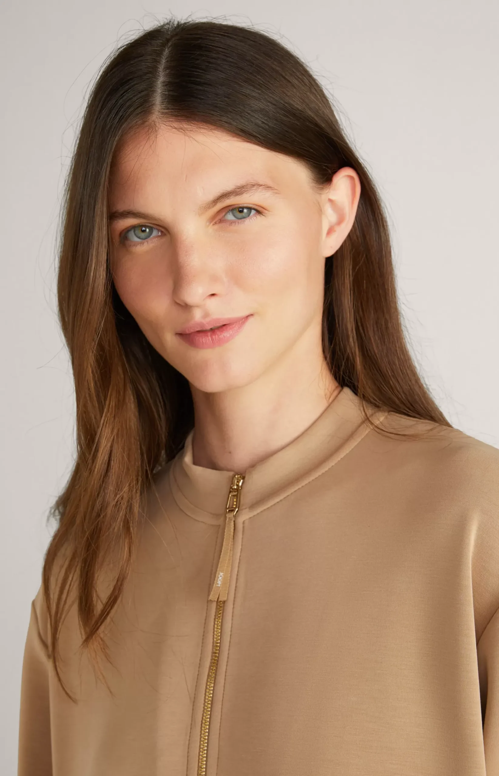 Sweatshirt Dress in Beige