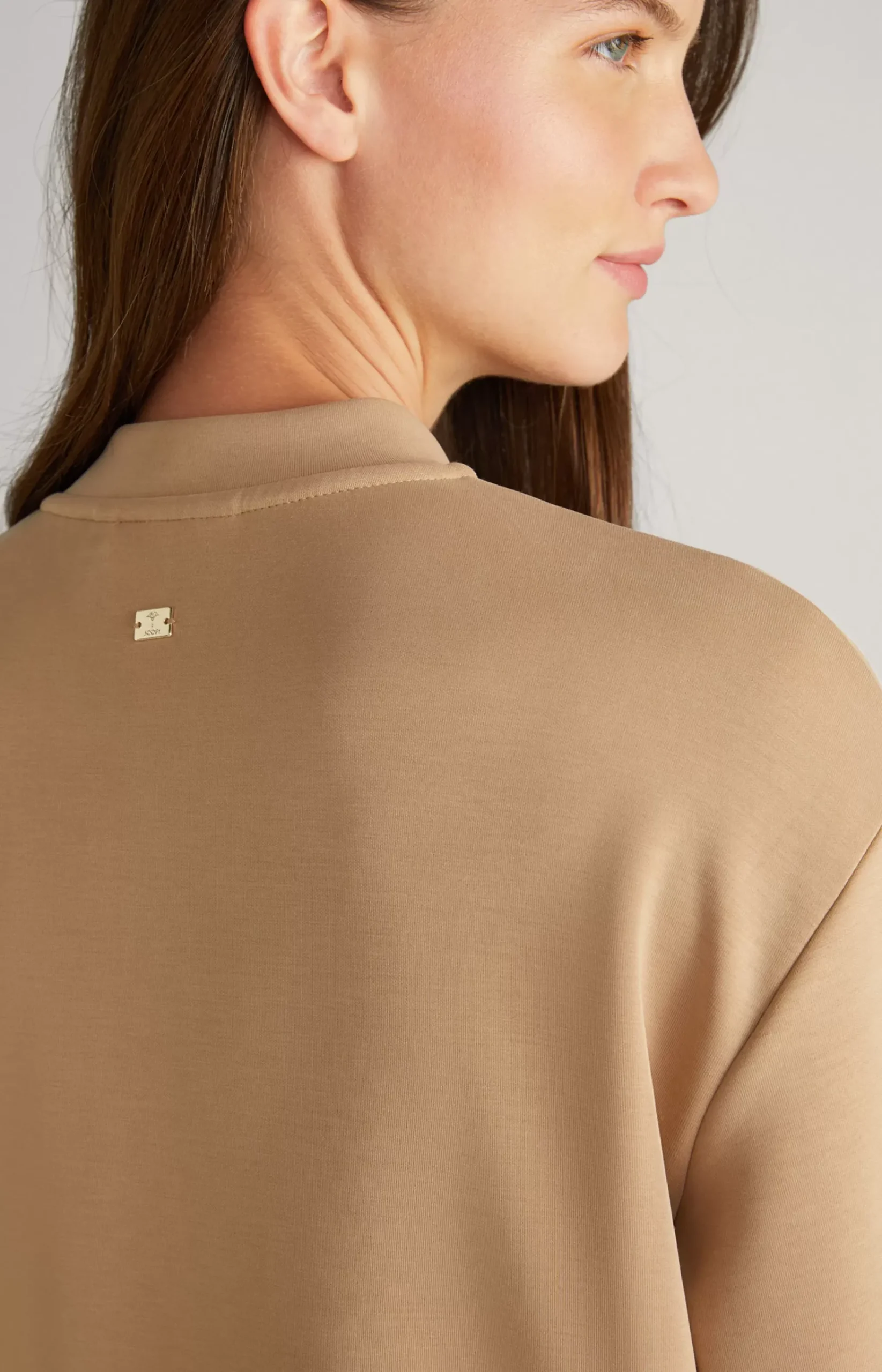 Sweatshirt Dress in Beige