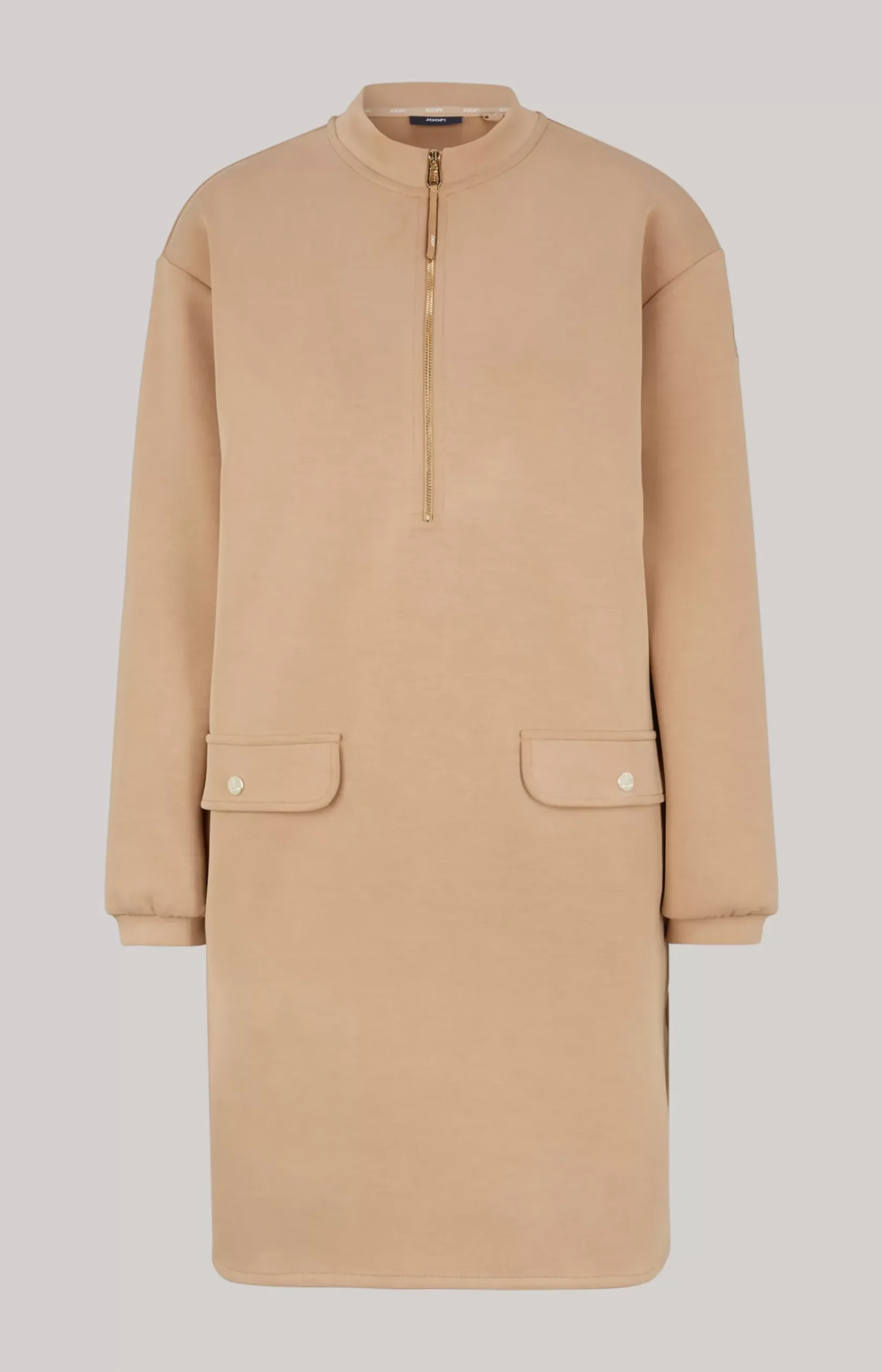 Sweatshirt Dress in Beige