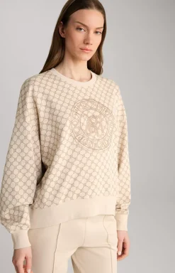 Sweatshirt in a Beige Pattern