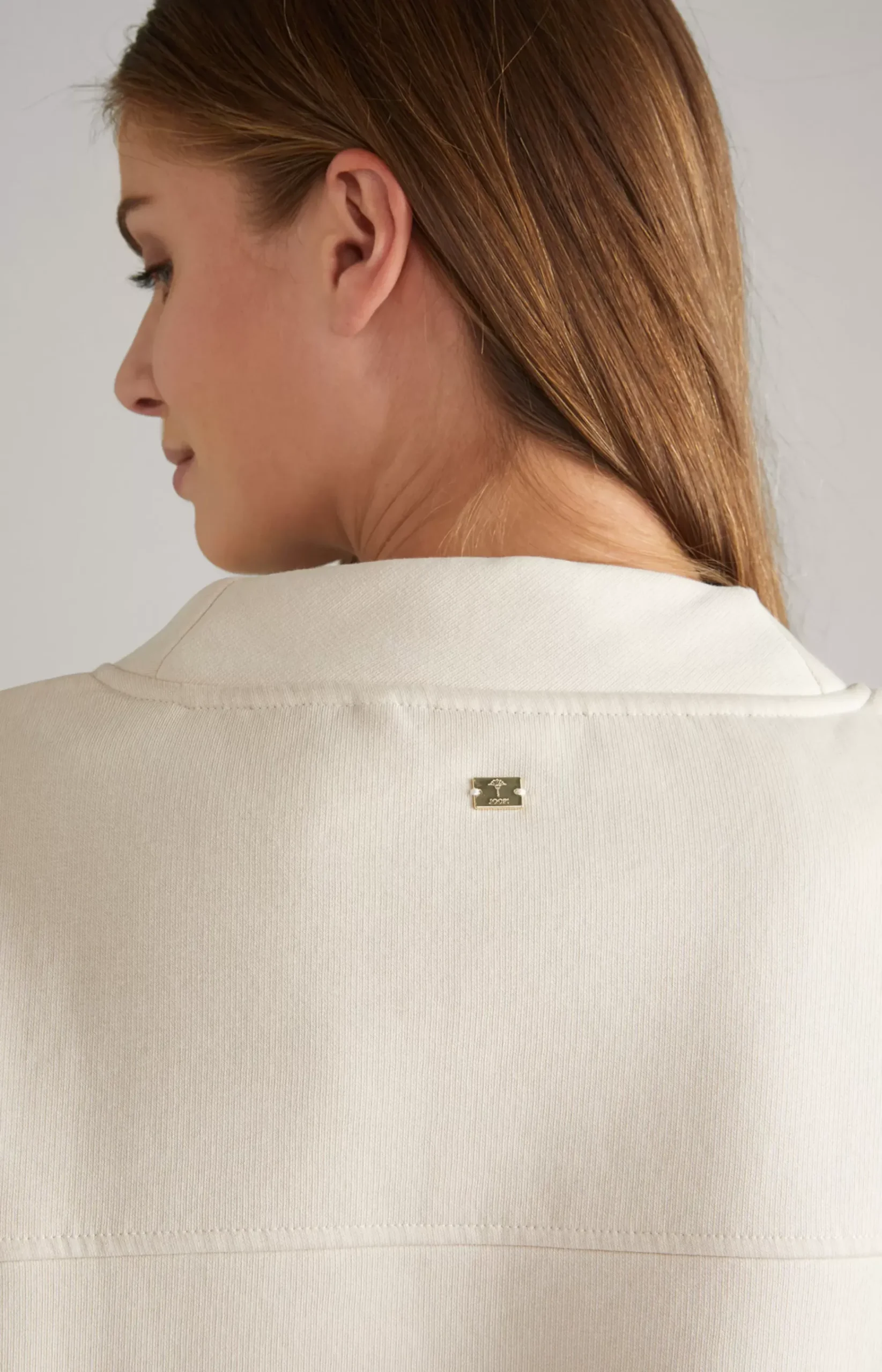 Sweatshirt in Beige