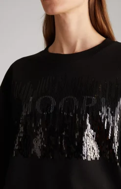 Sweatshirt in Black
