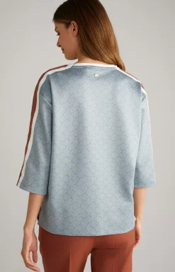 Sweatshirt in Blue-Grey
