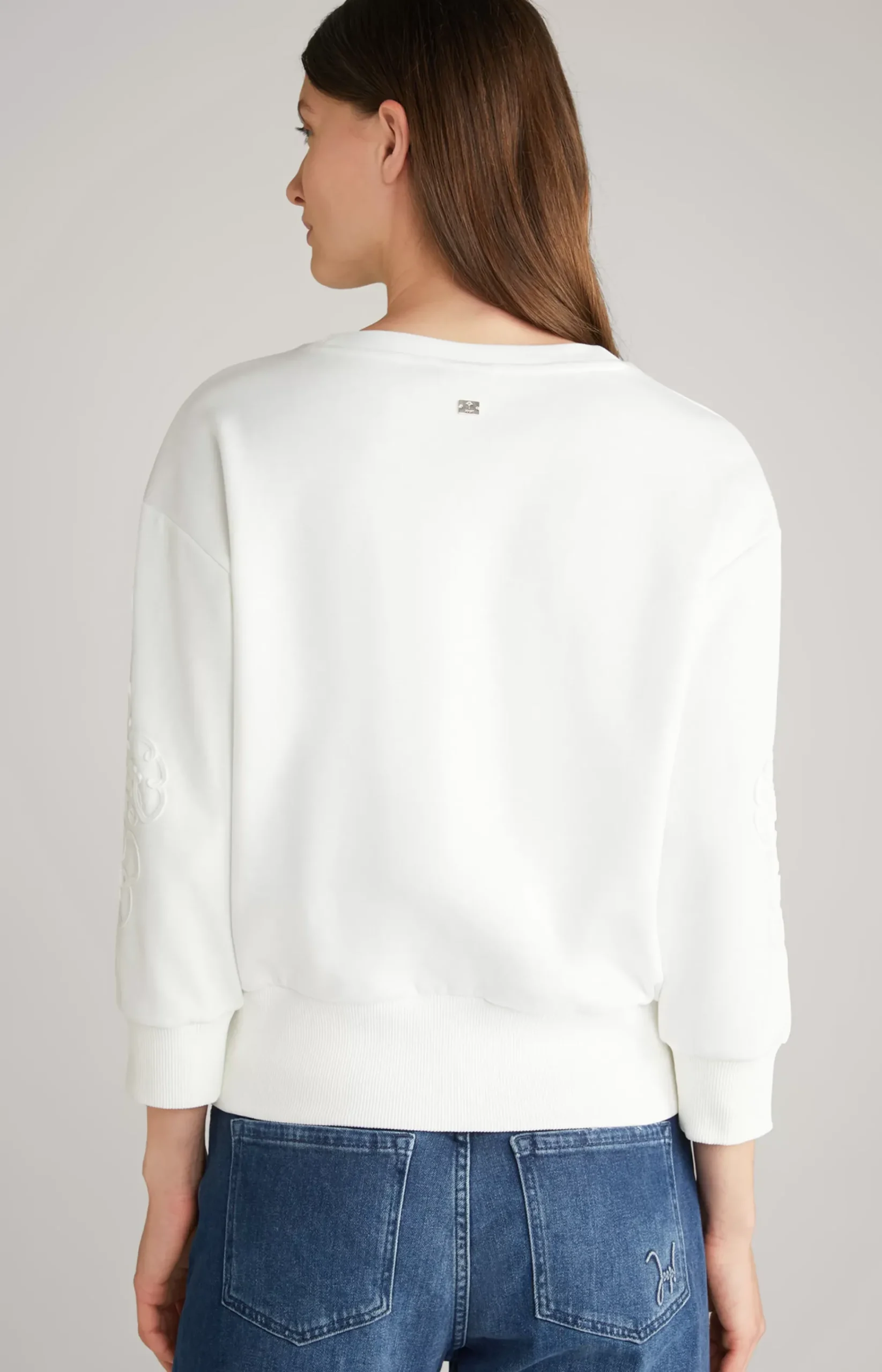 Sweatshirt in Cream
