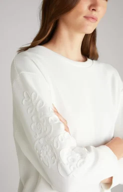 Sweatshirt in Cream