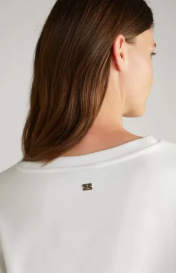 Sweatshirt in Cream