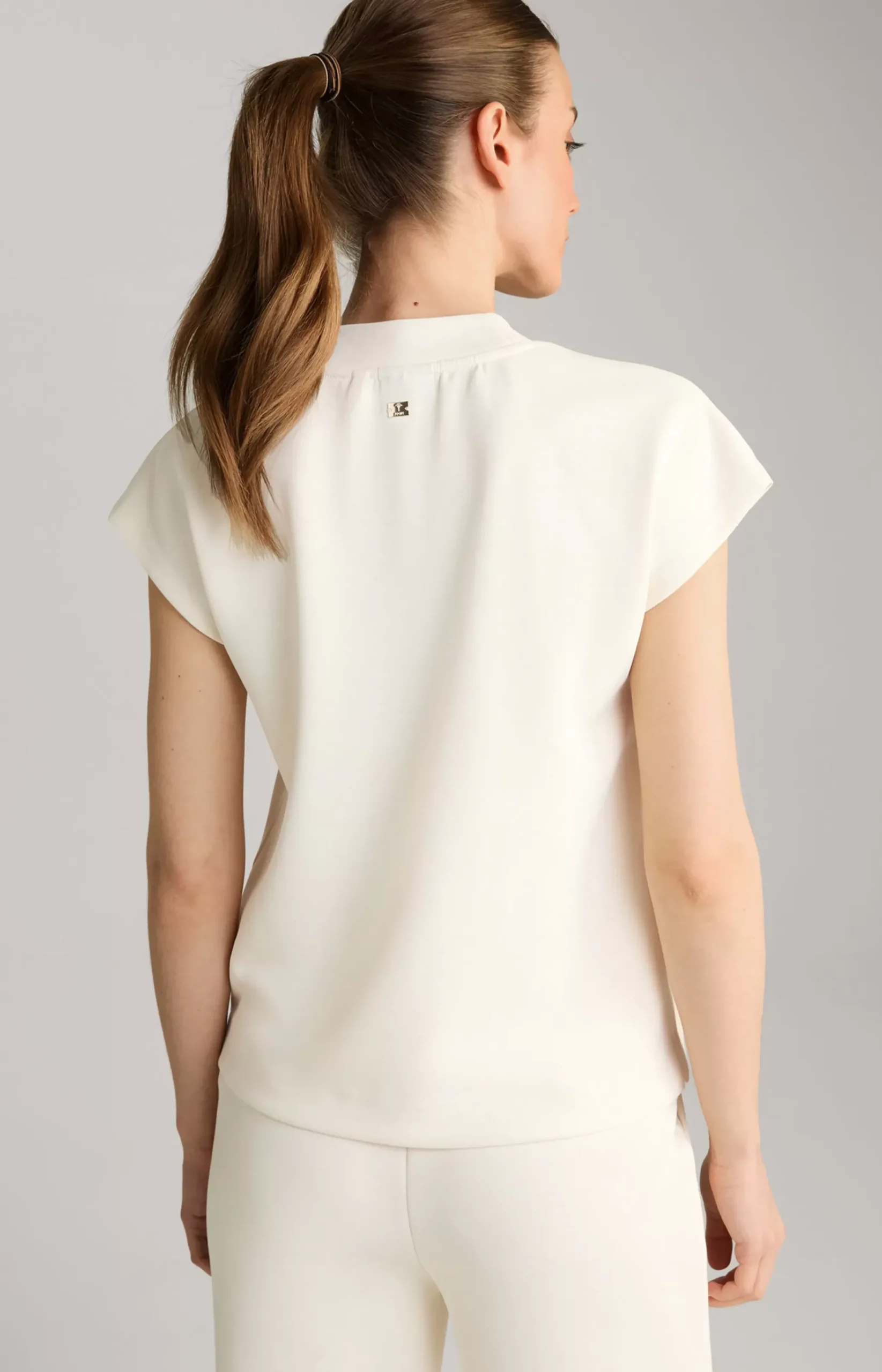 Sweatshirt T-Shirt in Beige