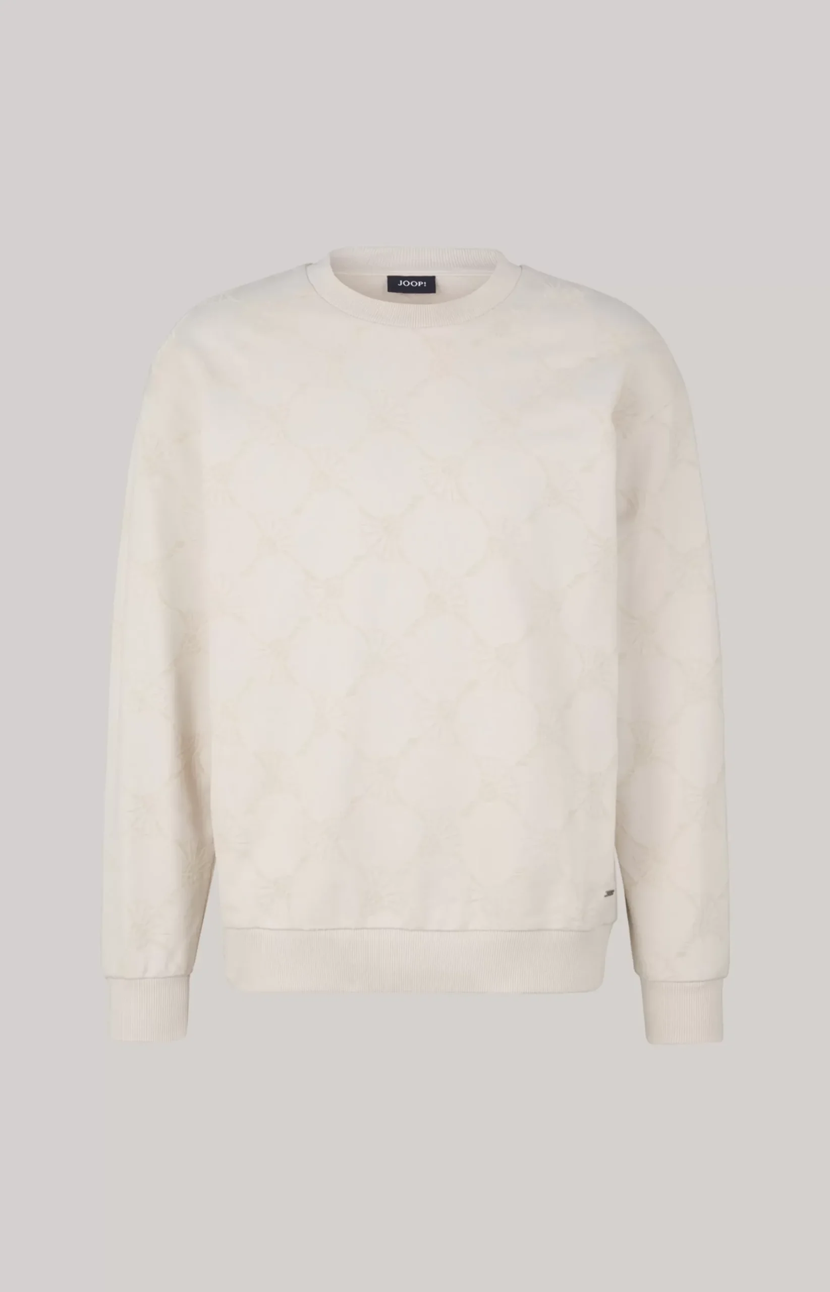 Tadeo Cotton Sweatshirt in Light Beige