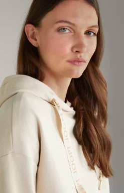 Tasta hoodie in taupe