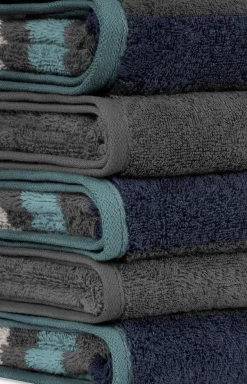 Terry series Uni-Cornflower, anthracite