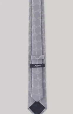 Tie in blue and grey