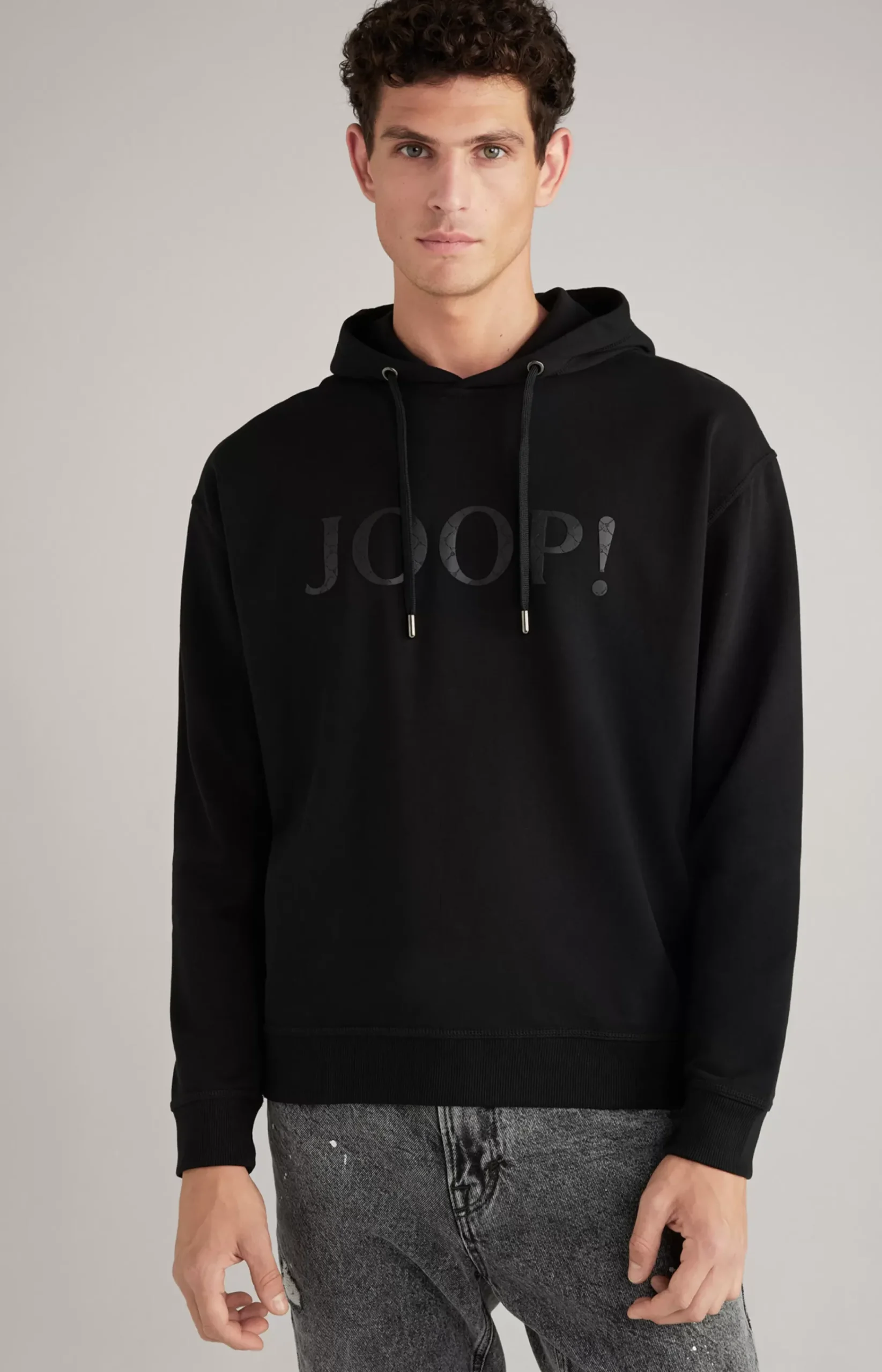 Timonos Cotton Hoodie in Black
