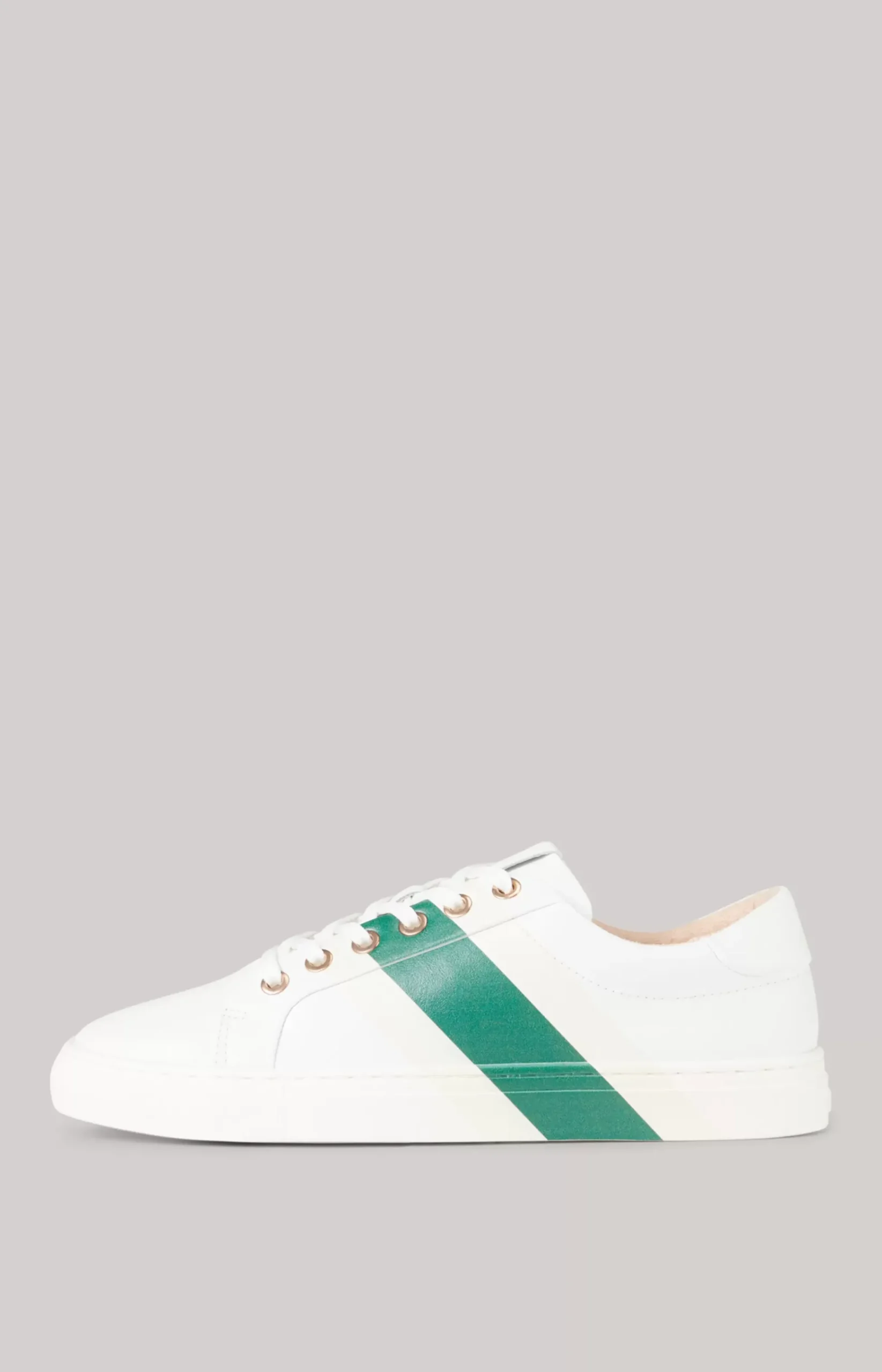 Tinta Due Coralie Trainers in White/Green