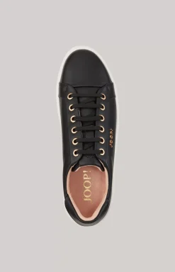 Tinta New Daphne Leather Trainers in Black