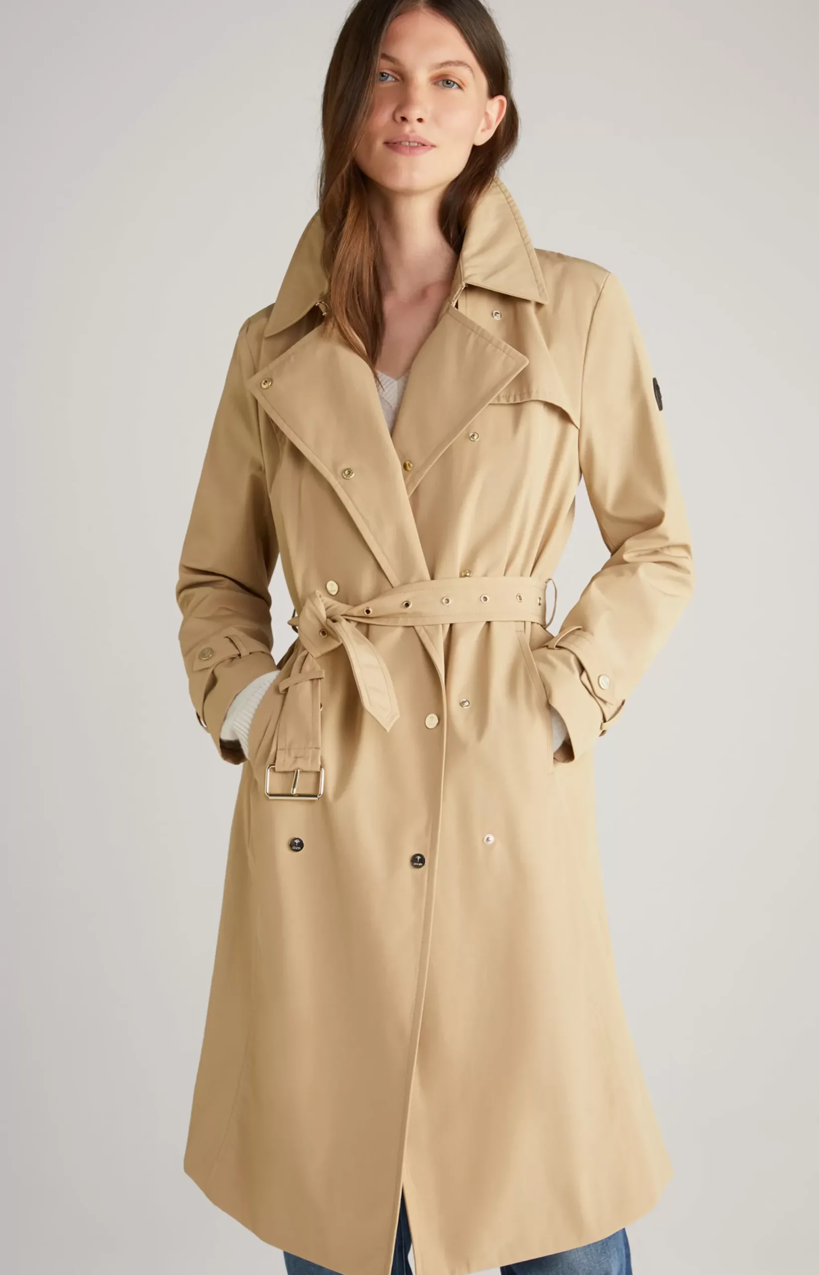 Trench Coat in Beige