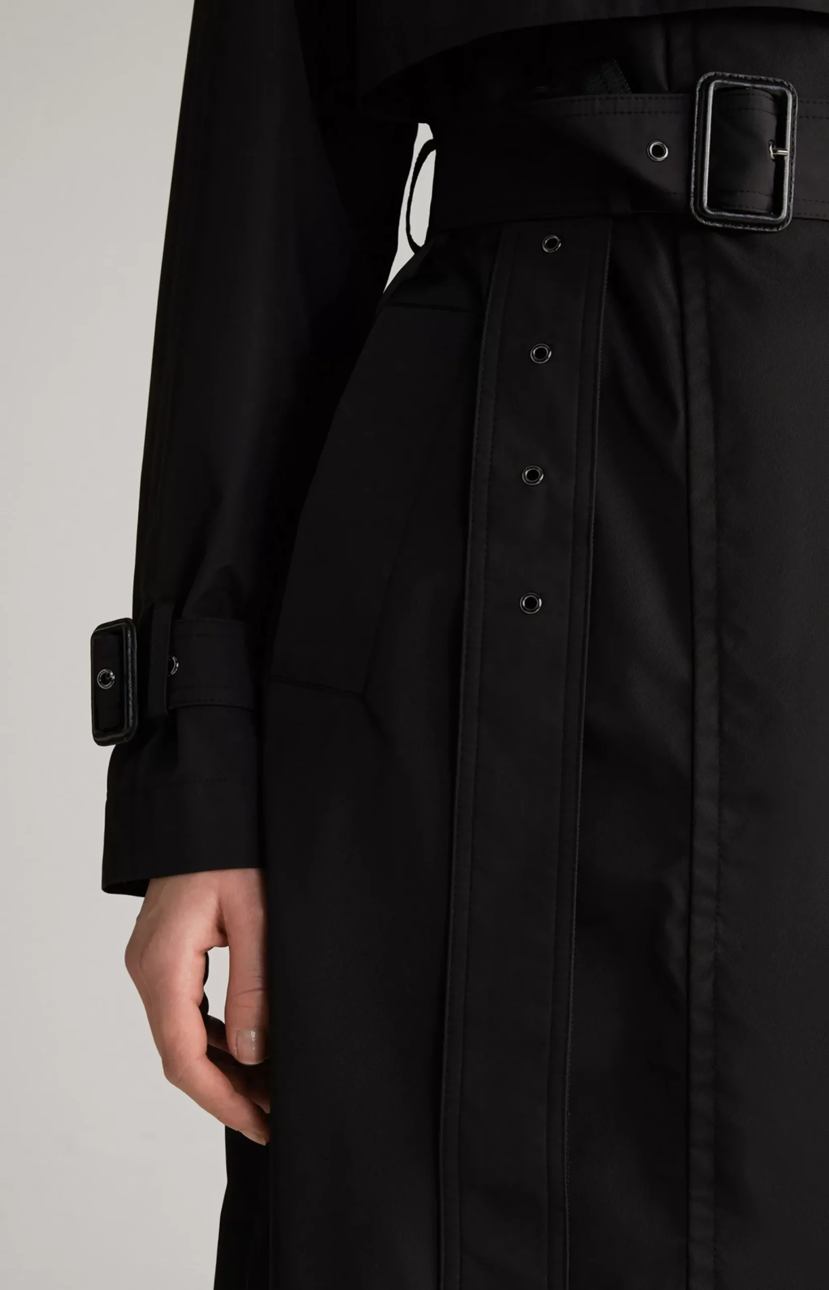 Trench Coat in Black