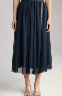 Tulle Skirt in Navy