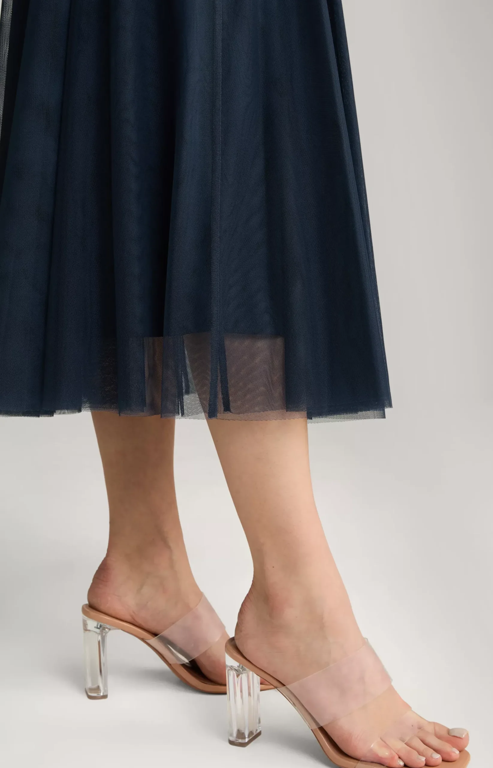 Tulle Skirt in Navy