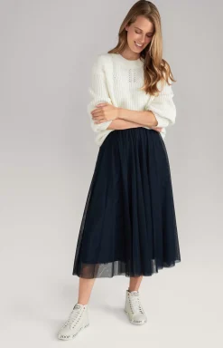 Tulle Skirt in Navy