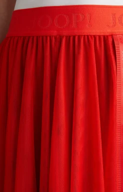 Tulle Skirt in Red