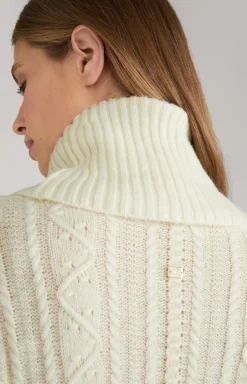 Turtleneck Pullover in Cream