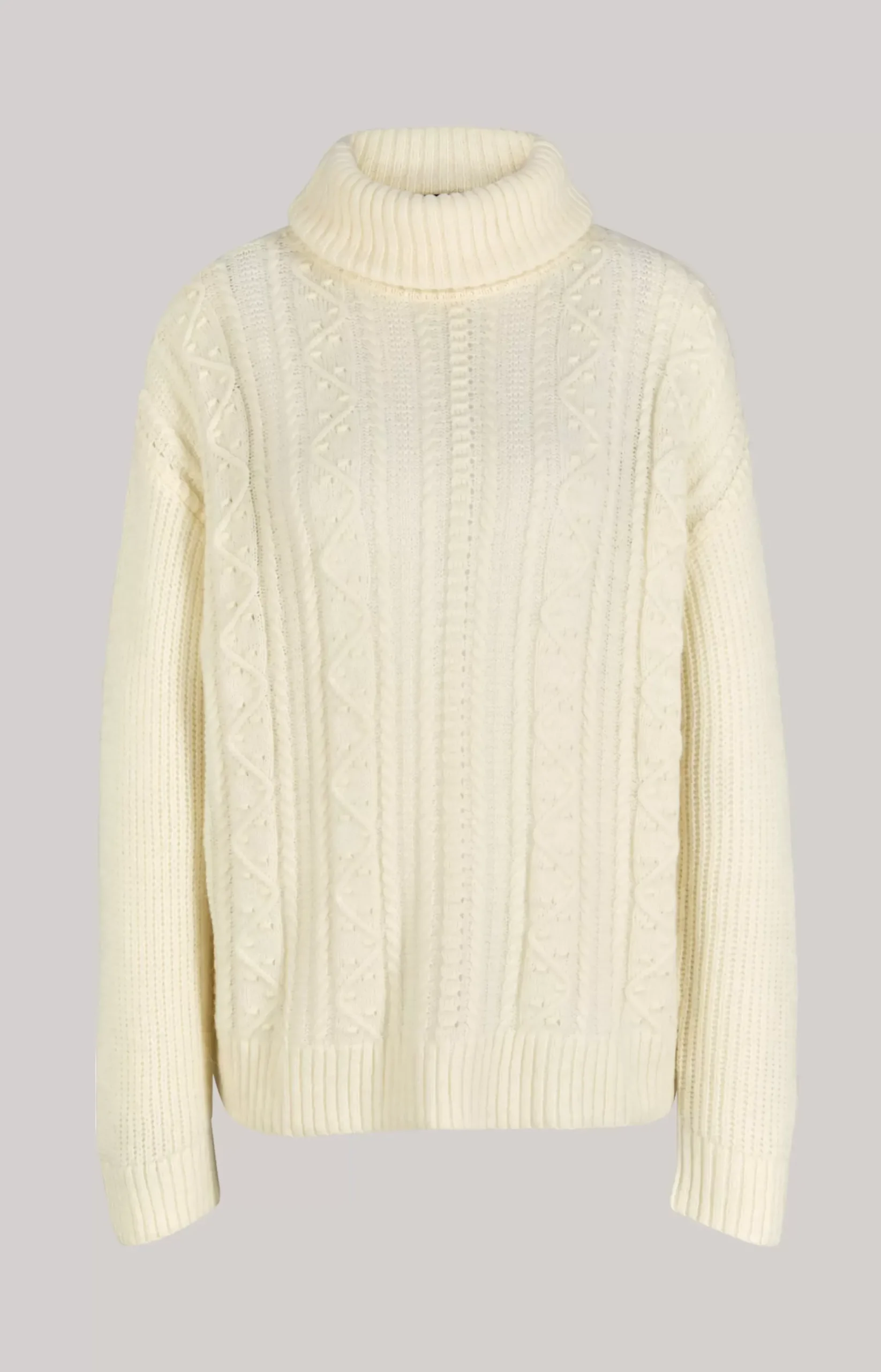Turtleneck Pullover in Cream