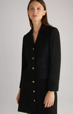 Tweed Blazer in Black