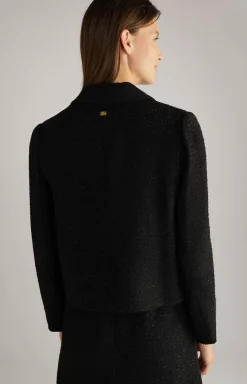 Tweed Blazer in Black