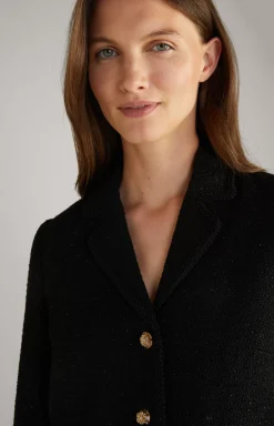 Tweed Blazer in Black