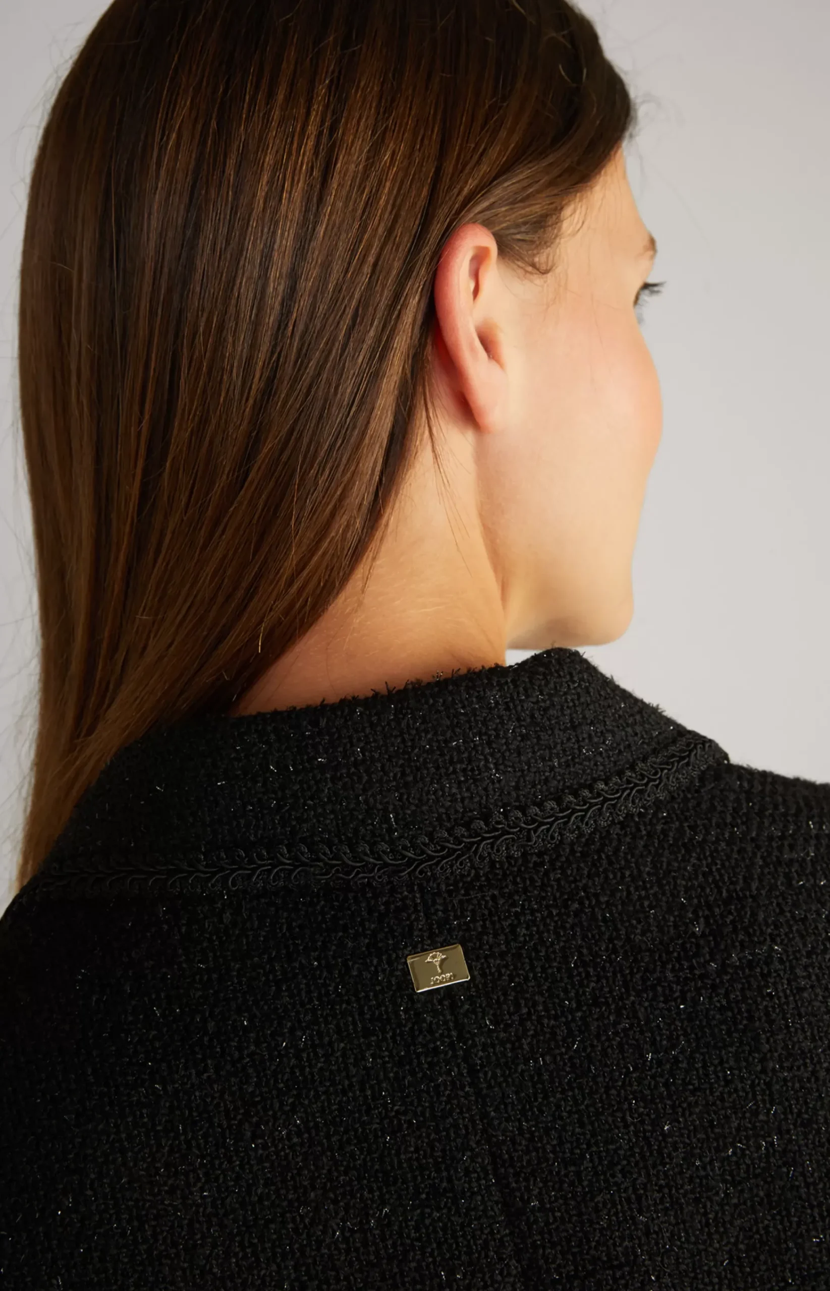 Tweed Blazer in Black