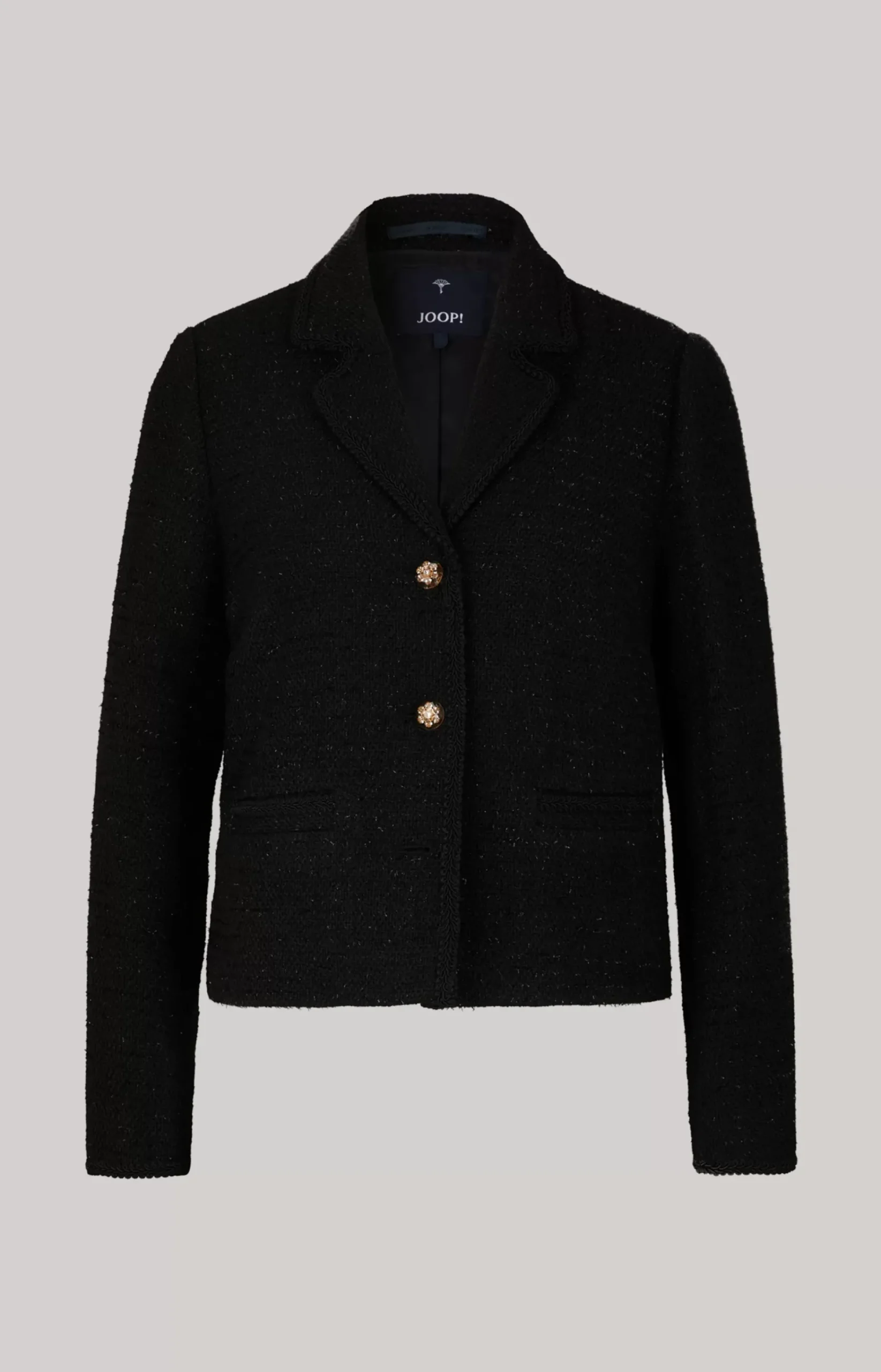 Tweed Blazer in Black